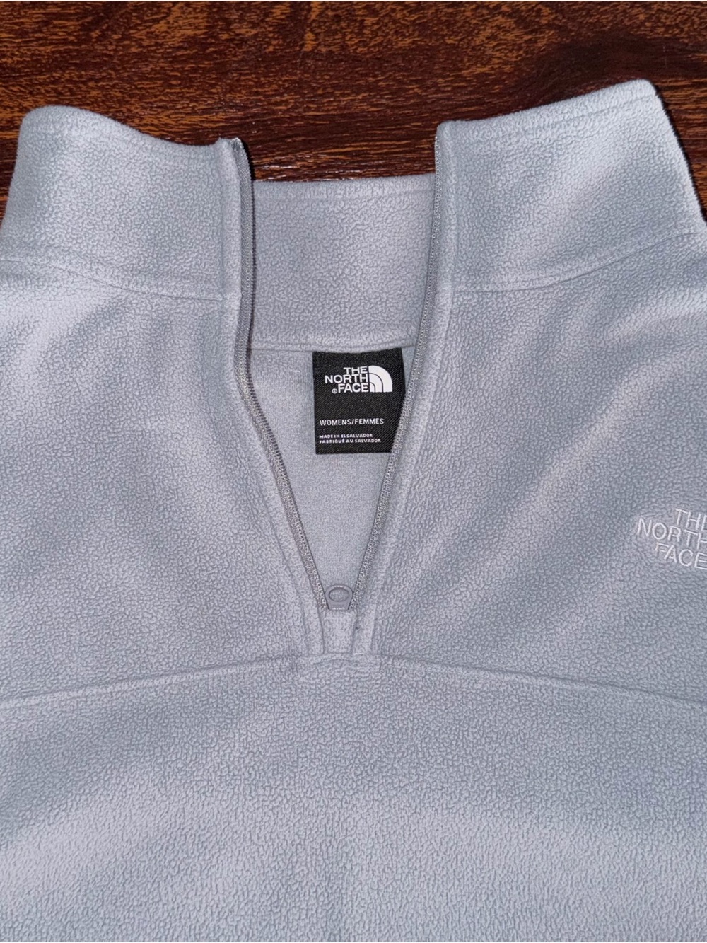 The North Face TKA Glacier 1/4 Zip Fleece Women’s L Gray